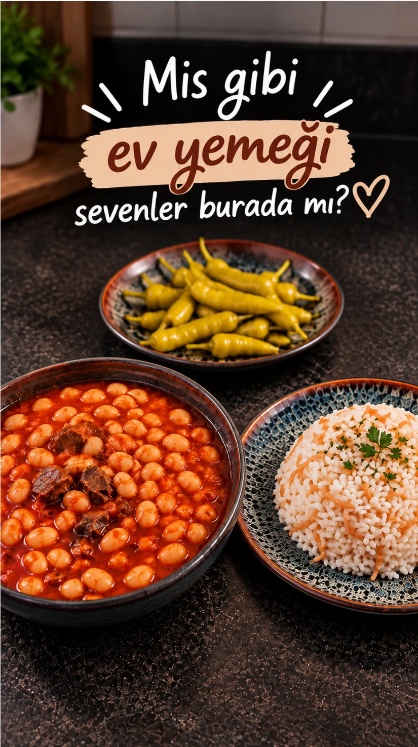 Etli Kuru Fasulye & Şehriyeli Pilav – Özlem'in Güncesi